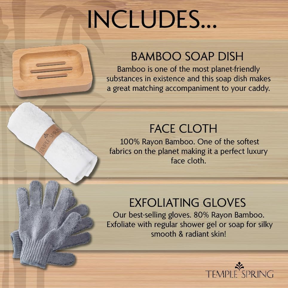 Wooden Bathtub Tray, Bamboo Bathroom Accessories, Bath Tray for Tub, at Home Spa Essentials, Board for Tub Table, Bath Caddy for Bathtub Accessories & Bathroom Essentials – Natural