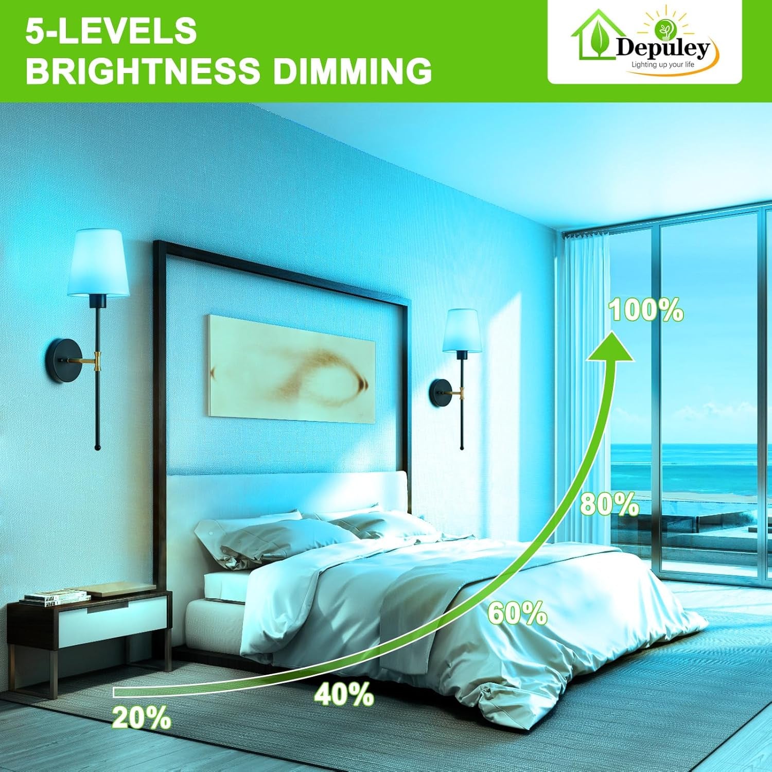 Battery Operated Wall Sconce: Set of 2 Wireless Wall Lights with Remote for Bedroom - Rechargeable 15 Colors Black and Gold Wall Lamp for Living Room Hallway